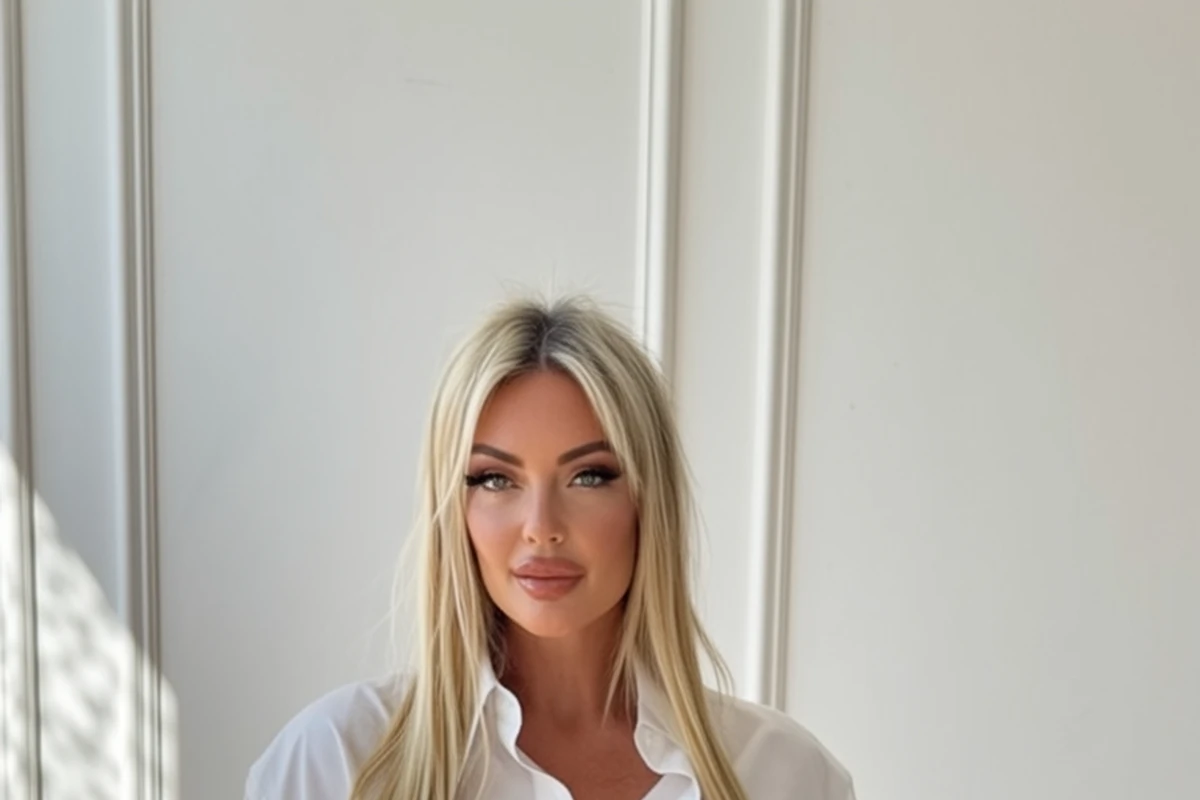 Meritxell Bautista en un despatx elegant amb llum natural, mirada directa i actitud executiva